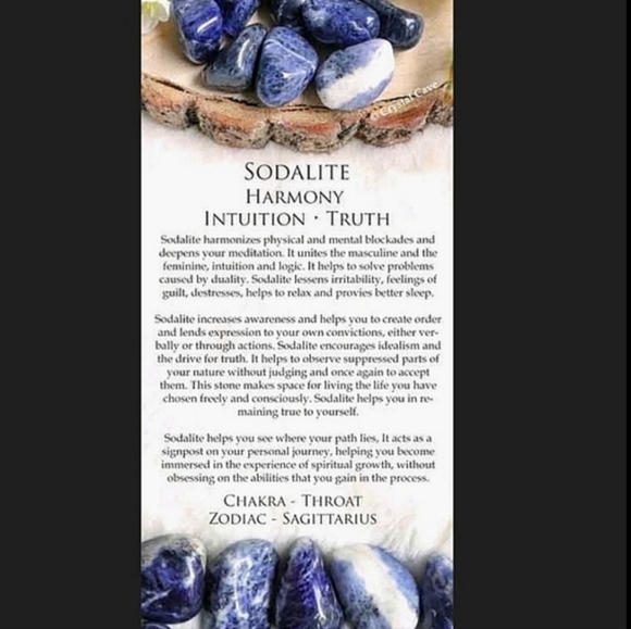 Sodalite Obelisk Tower Brilliant Colors Natural Crystal Gemstone - Picture 13 of 14